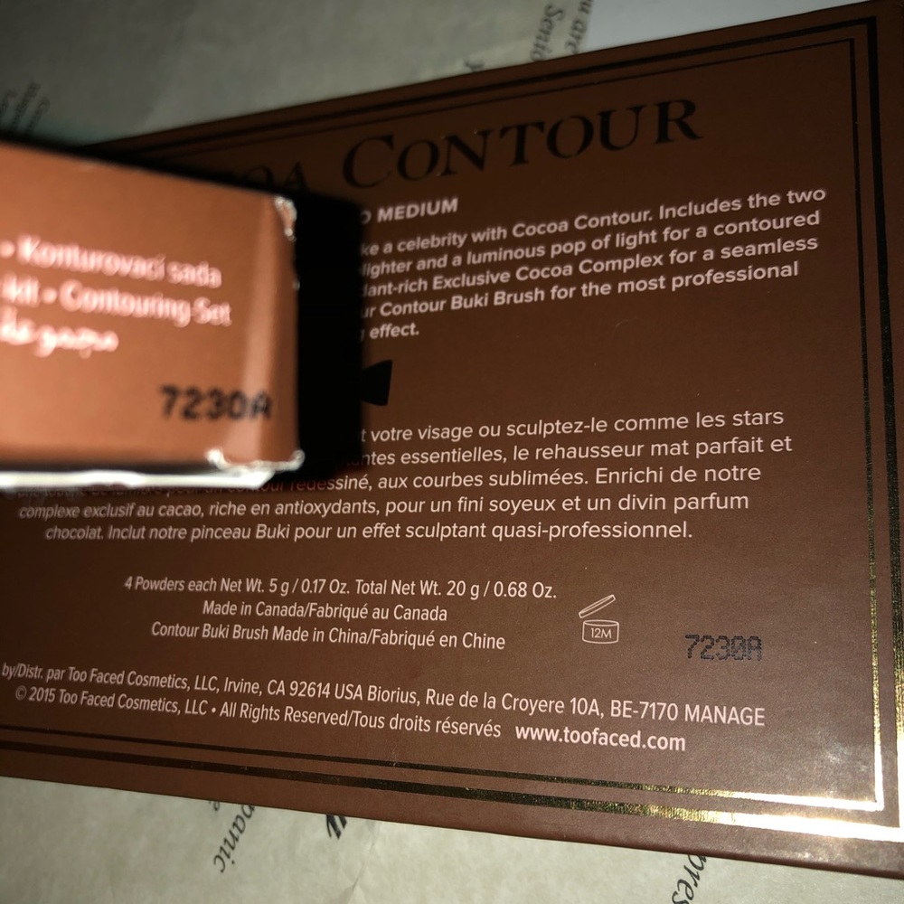 Too Faced Cocoa Contour Face Kit - Picture 7 of 8